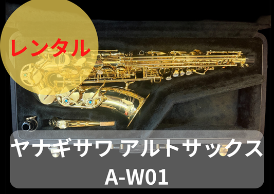 レンタル楽器 ヤナギサワ アルトサックス A-WO1