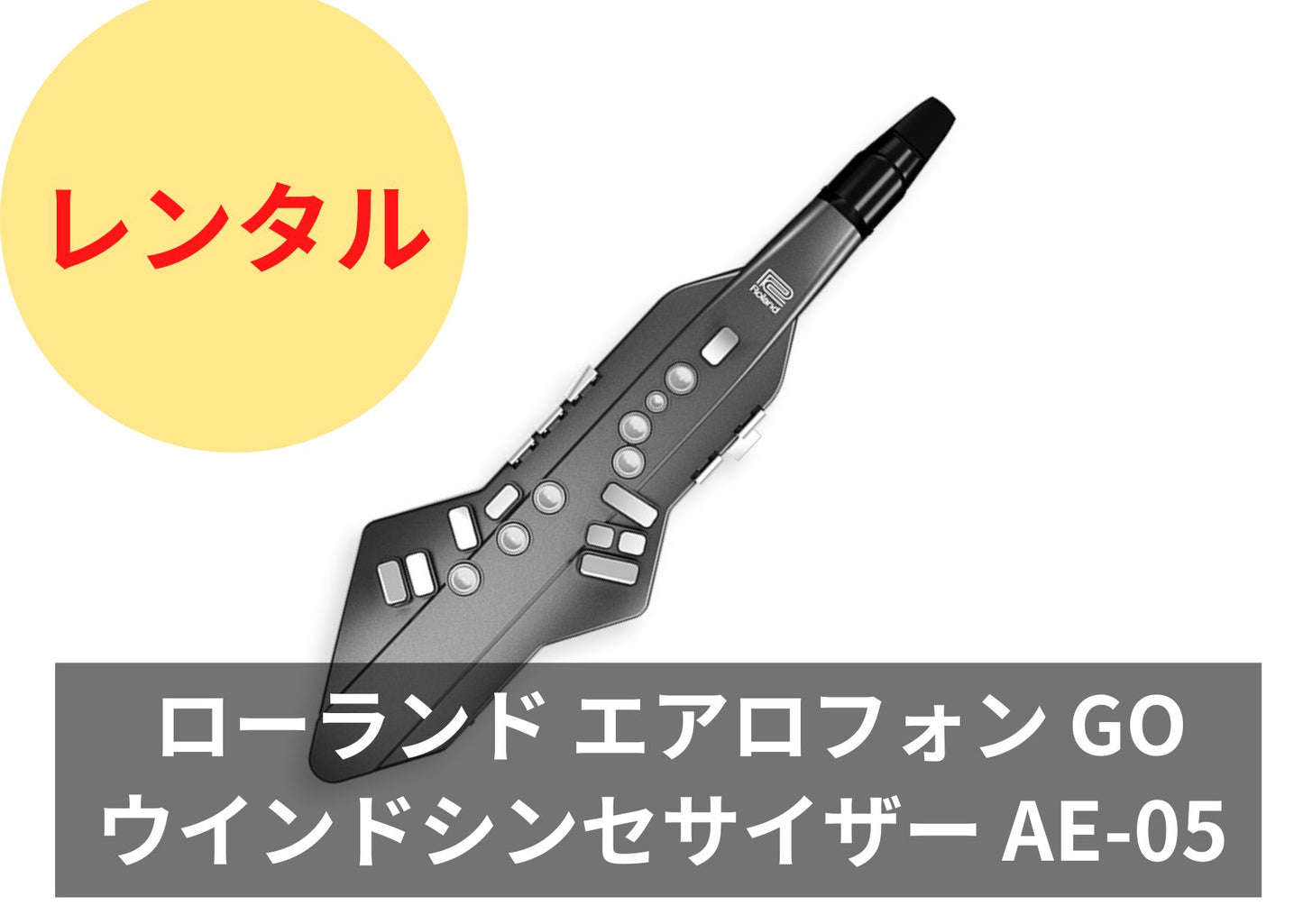 【新品】レンタル楽器 Roland ローランド エアロフォン GO ウインドシンセサイザー AE-05