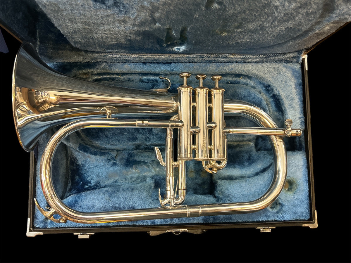 レンタル楽器　ヤマハ フリューゲルホルン YFH-731S 銀メッキ　第3トリガー・ウォーターキー後付け