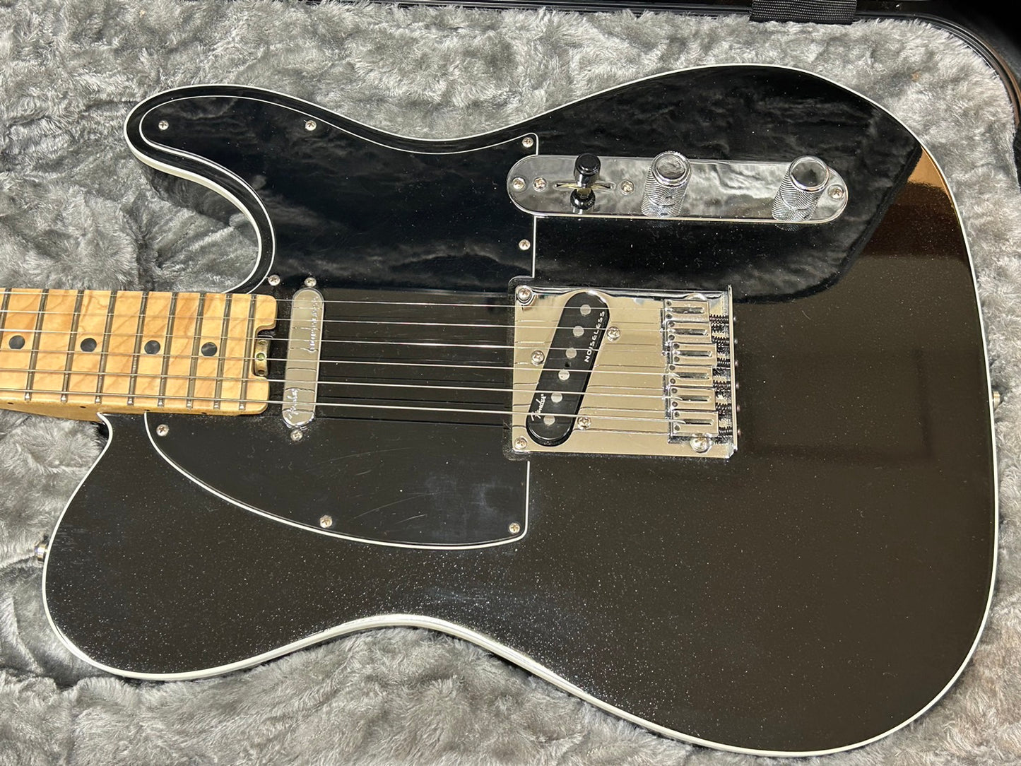 【中古】Fender フェンダー USA / American Elite Telecaster Maple Fingerboard Mystic Black　2017年製
