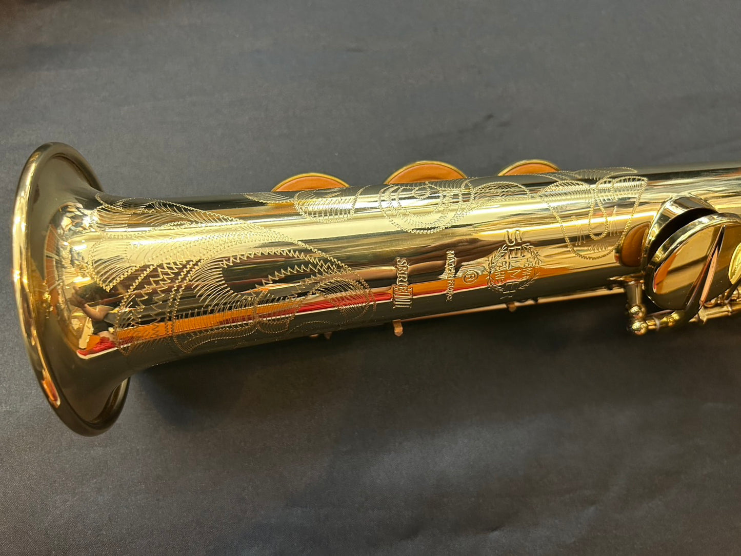 レンタル楽器 セルマー ソプラノサックス  シリーズ III （彫刻あり）